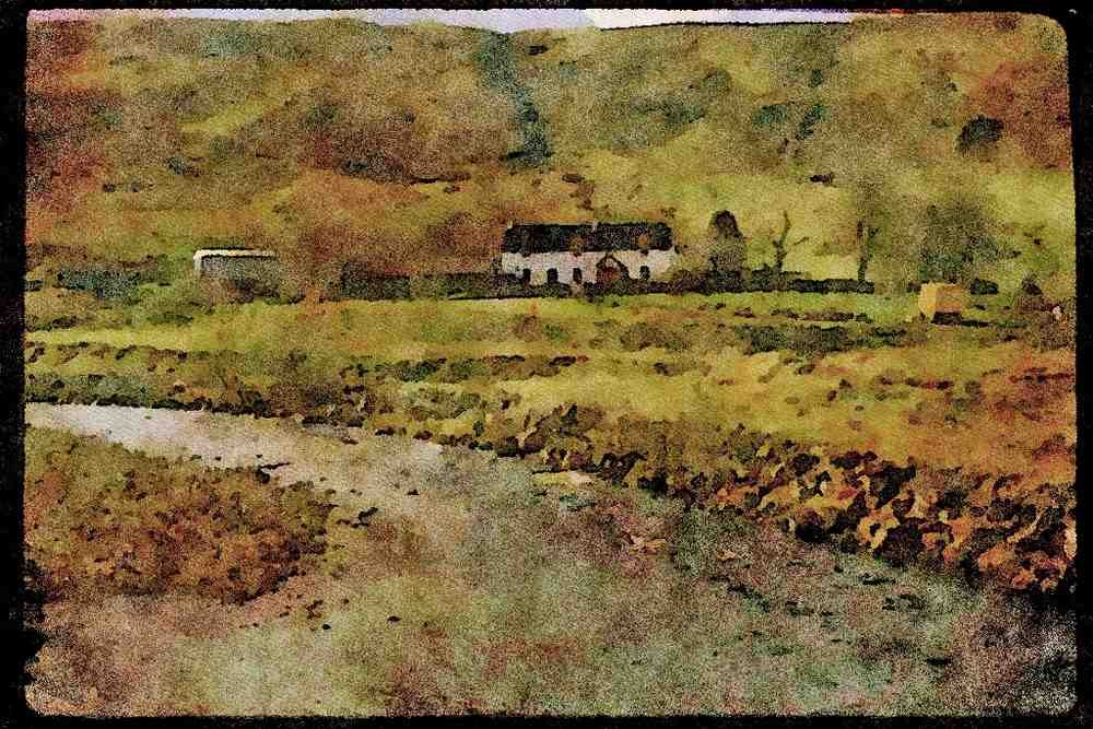 Scotland UK GB 092034 On The Route Between Kyle And Inverness A4 Limited Edition Watercolour Print