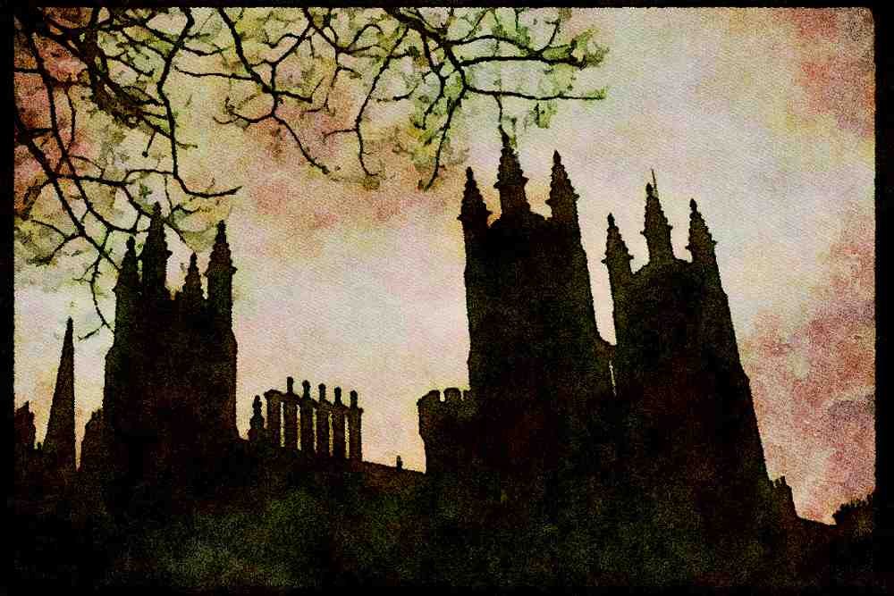 Scotland UK GB 092043 Edinburgh A4 Limited Edition Watercolour Print