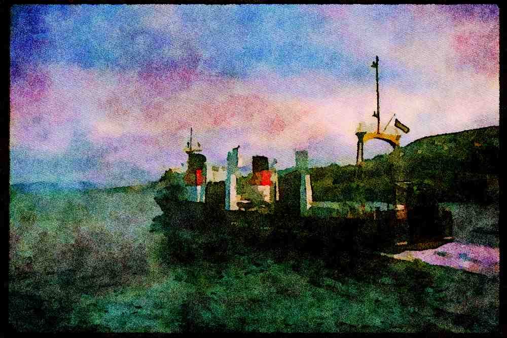 Scotland UK GB 092053 Mallaig A4 Limited Edition Watercolour Print