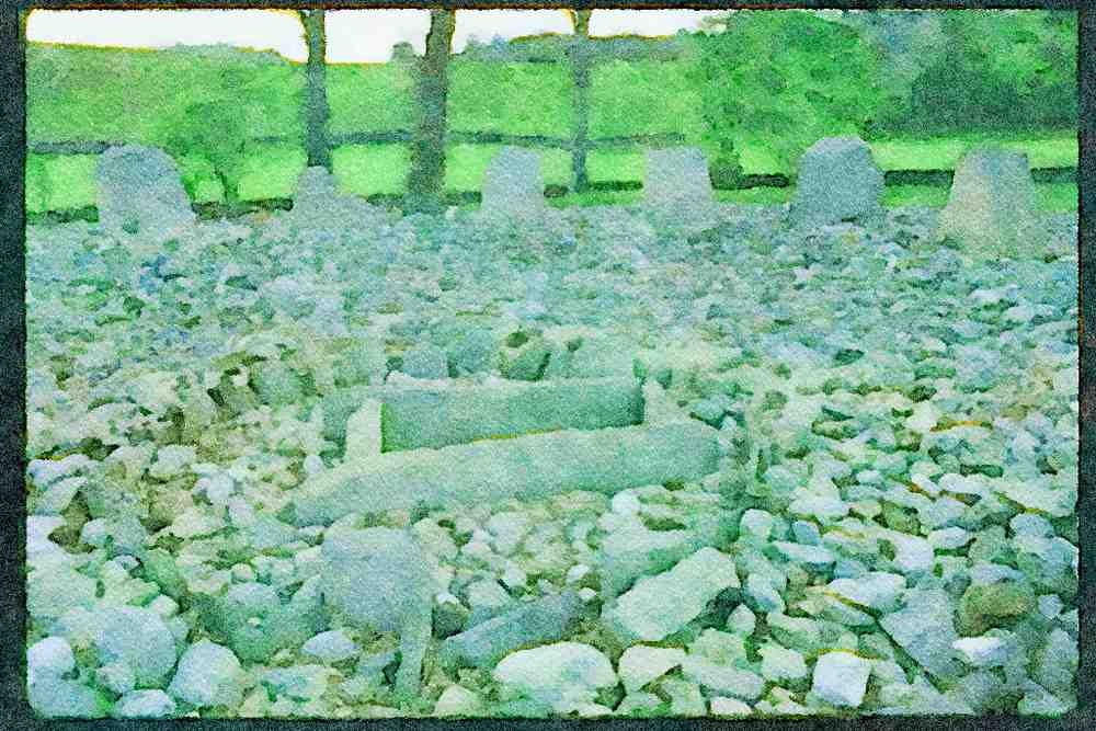 Scotland UK GB 092075 Ancient Shell Mound Temple A4 Limited Edition Watercolour Print