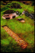 Scotland UK GB 092096 Orkney, Skara Brae A4 Limited Edition Watercolour Print