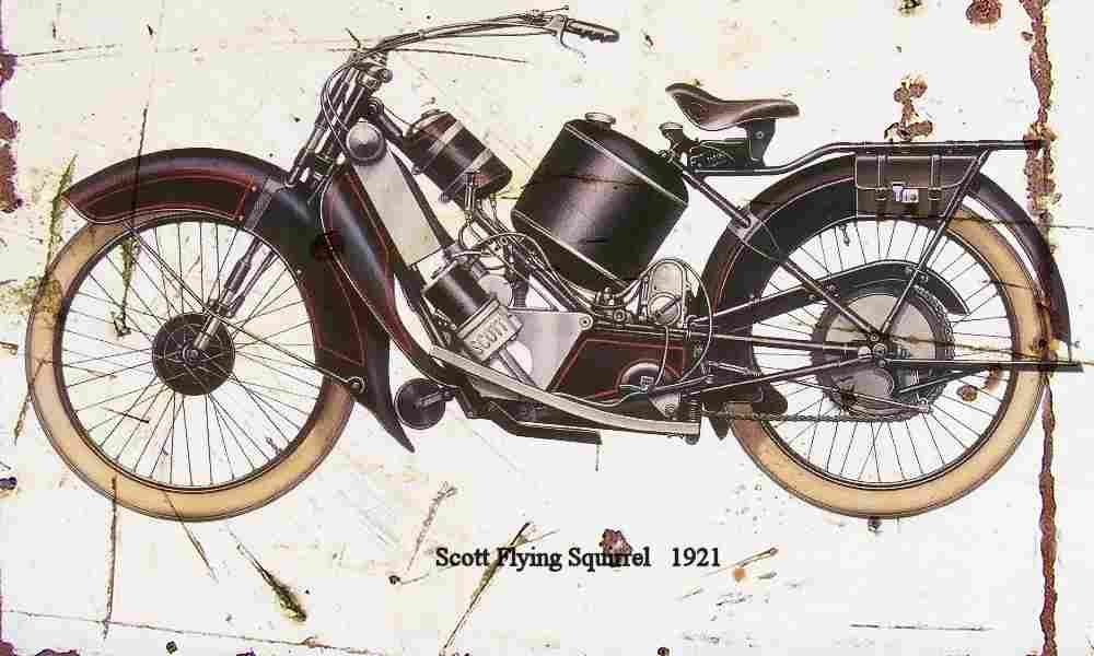 Scott FlyingSquirrel 1921 Aged Vintage A4 Photo Print