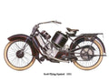 Scott FlyingSquirrel 1921 motorbike A4 Photo Print