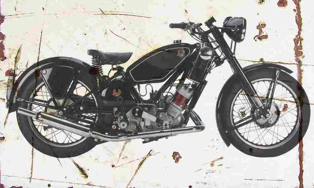 Scott FlyingSquirrel 1949 Aged Vintage A4 Photo Print