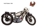 Scott TT Replica 1930 motorbike A4 Photo Print
