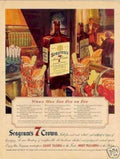 Scragams Seven Crown Vintage Retro Advert Ads A4 Photo Print