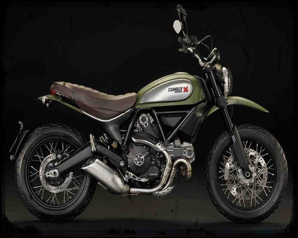 Scrambler Urban Enduro 15 04 A4 Photo Print Motorbike Vintage Aged