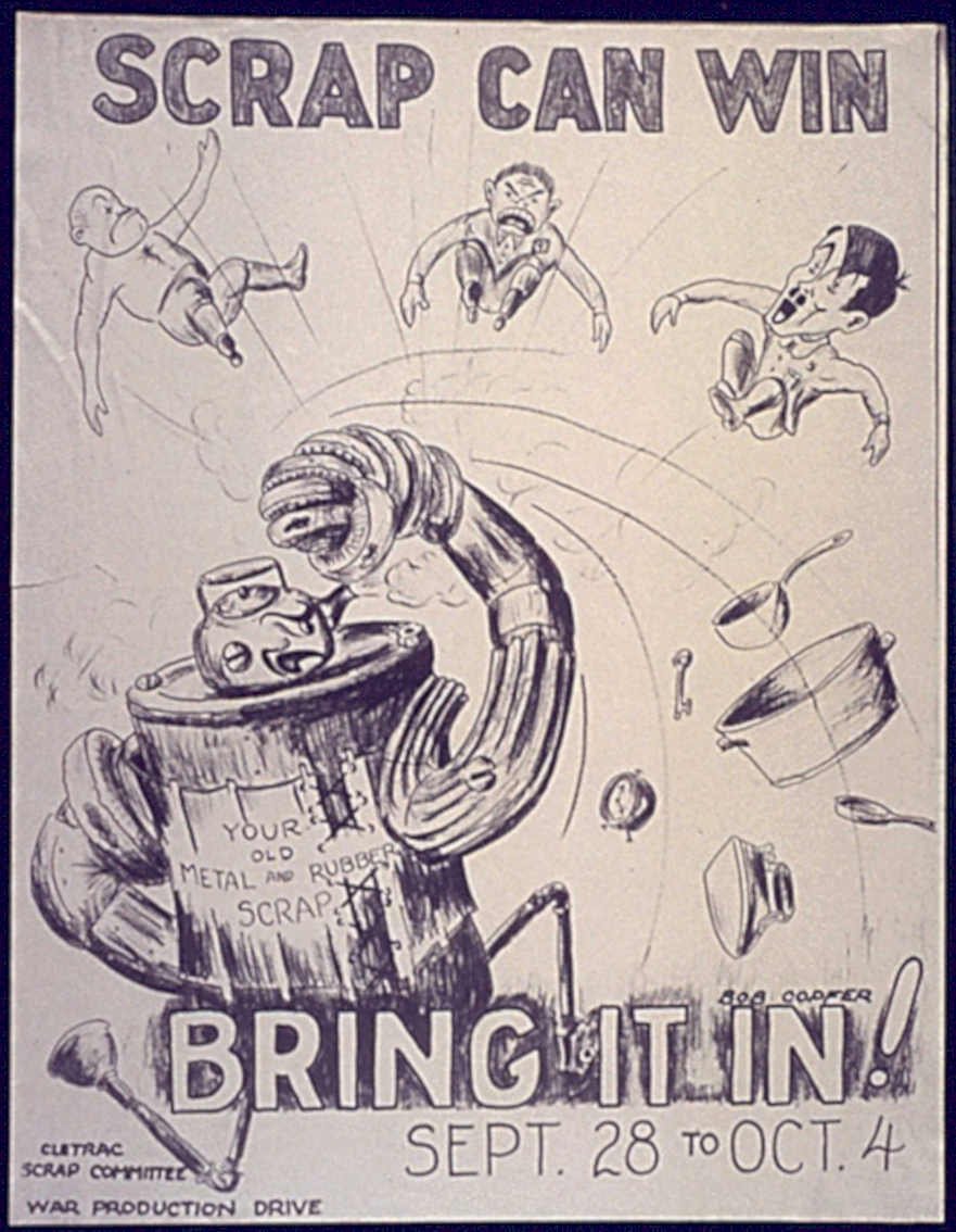 Scrap Can Win Vintage Retro Advert Poster A4 Photo Print