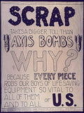 Scrap Hammer Anvil Vintage Retro Advert Poster A4 Photo Print