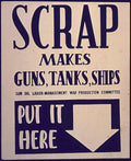 Scrap Makes Guns Vintage Retro Advert Poster A4 Photo Print