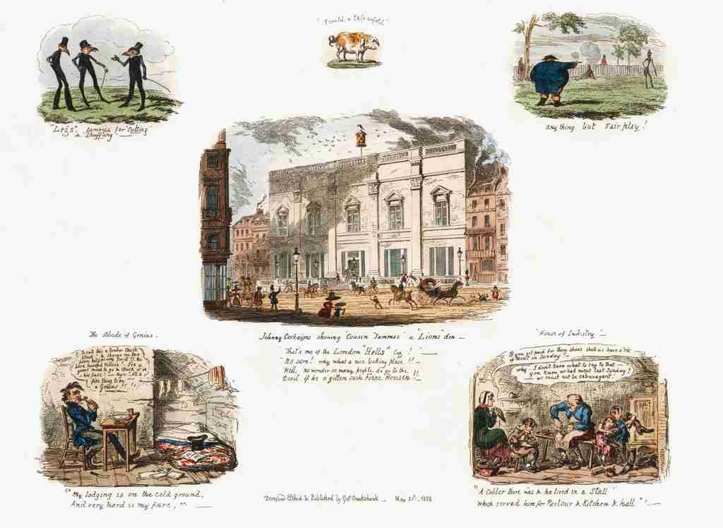 Scraps 1828d Cartoon Joke 001 Vintage A4 Photo Print