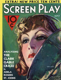 Screen Play Gable Vintage Retro Advert Ads A4 Photo Print