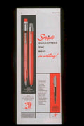 Scripto Pens Vintage 1950s Vintage Retro Advert Poster