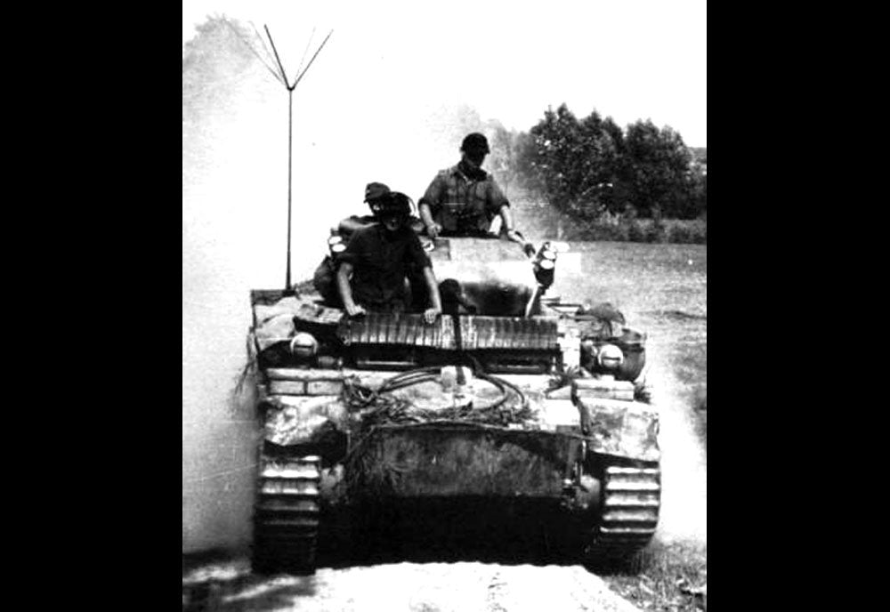 Sdkfz 121 Panzer Ii Light Tank Germany 12 A4 Photo Print