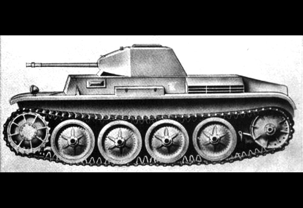 Sdkfz 121 Panzer Ii Light Tank Germany 7 A4 Photo Print