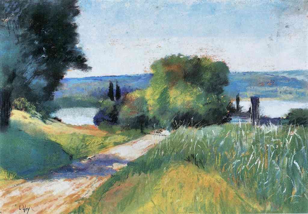 Sea And Landscape Lesser Ury Impressionism European A4 Photo Print