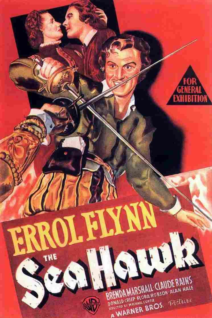 Sea Hawk The 1940 01  film star poster A4 Photo Print