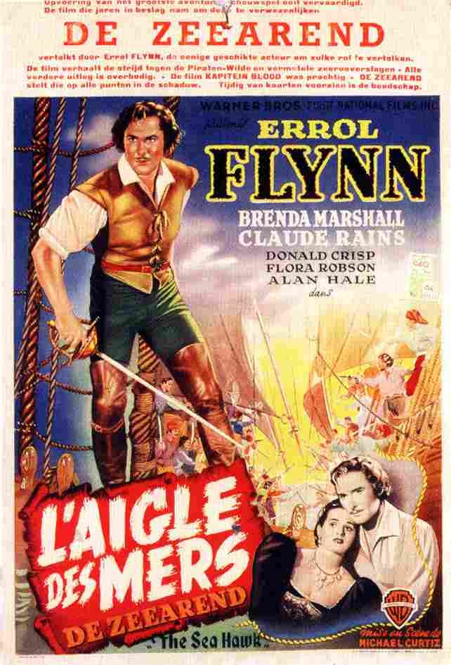 Sea Hawk The 1940 03  film star poster A4 Photo Print