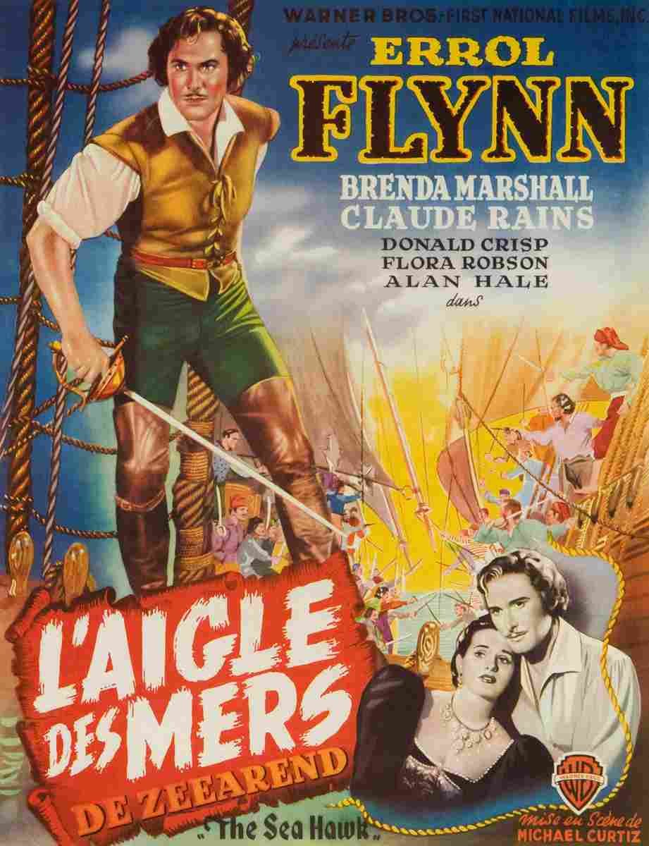 Sea Hawk The 1940 06  film star poster A4 Photo Print