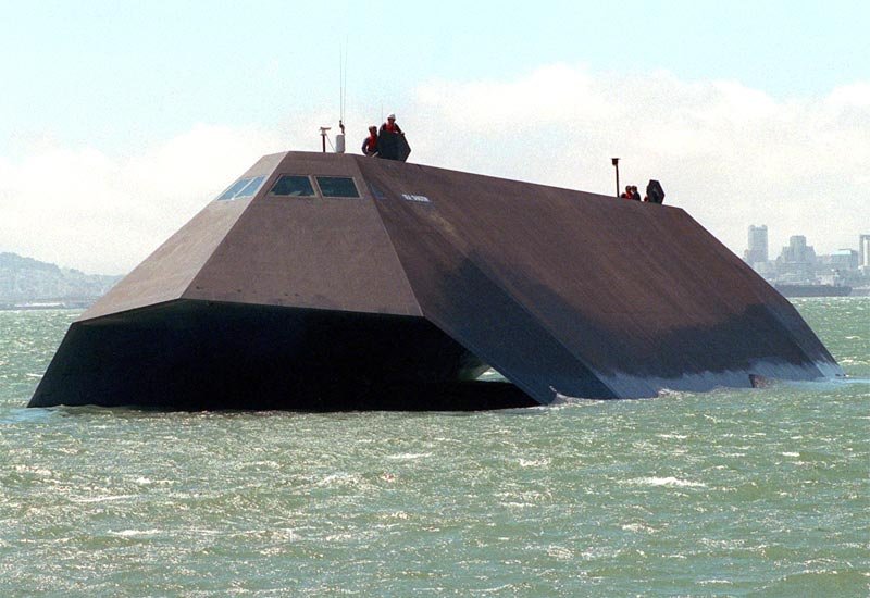 Sea Shadow Experimental Stealth Ship United States 3 A4 Photo Print