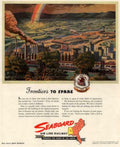 Seaboard City Rainbow Vintage Retro Advert Ads A4 Photo Print