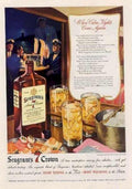 Seagrams Seven Crown 2 Vintage Retro Advert Ads A4 Photo Print