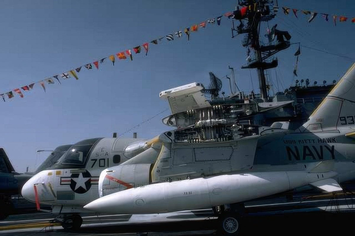 Seahawk Kitty Hawk A4 Photo Print