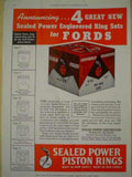 Sealed Power Rings Vintage Retro Advert Ads A4 Photo Print