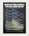 Sears Action Casuals Vintage Retro Advert Poster A4 Photo Print