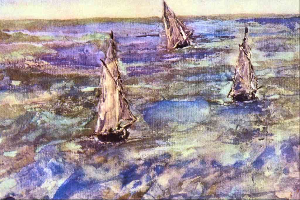 Seascape 1873 Manet A4 Photo Print