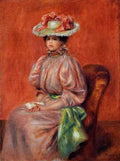Seated Woman 1895 A4 Photo Print