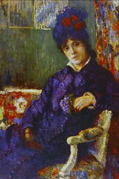 Seated Woman by Cassatt Impressionism A4 Photo Print