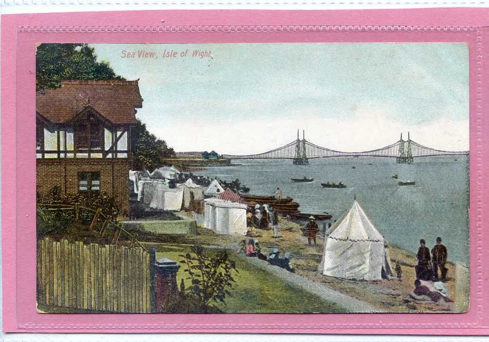 Seaview Isle Of Wight Dated 1908 Vintage A4 Photo Print