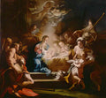Sebastiano Conca s conca adoraci n de los pastores 1720 getty museum Art A4 Photo Print