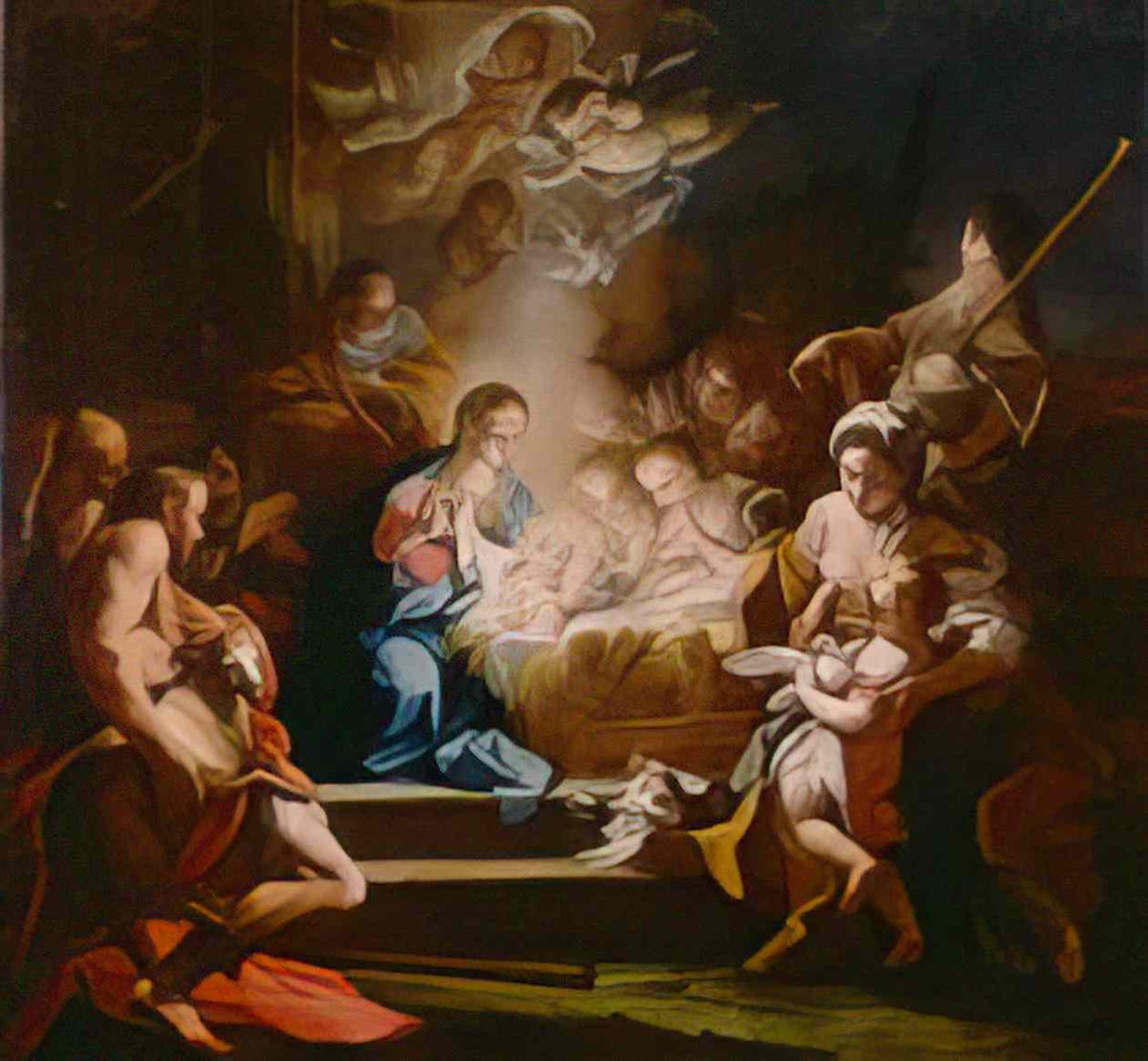 Sebastiano Conca s conca adoraci n de los pastores 1720 getty museum Art A4 Photo Print