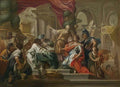 Sebastiano Conca sebastiano conca alessandro magno nel tempio di geru Art A4 Photo Print