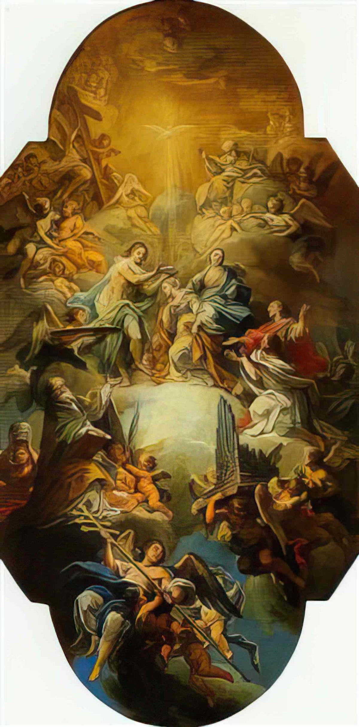 Sebastiano Conca the clorification of st cecilia Art A4 Photo Print