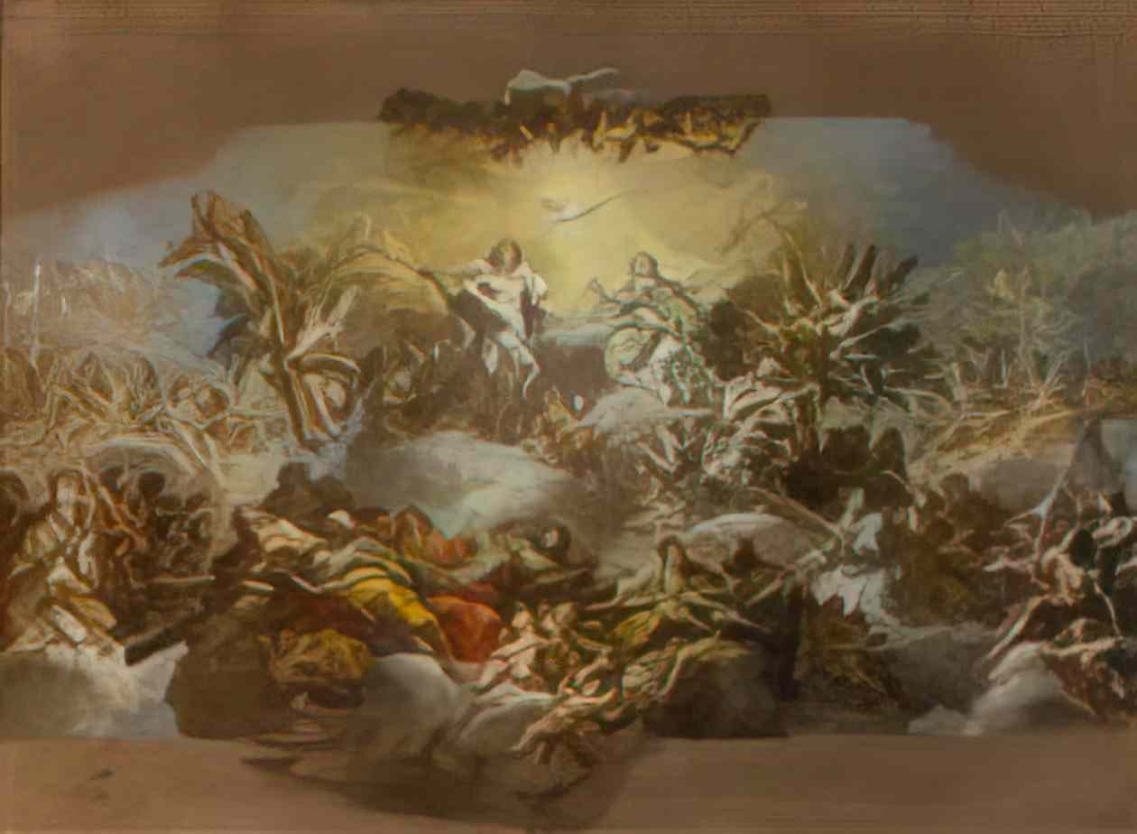 Sebastiano Conca the holy trinity and saints in glory sketch by sebas Art A4 Photo Print
