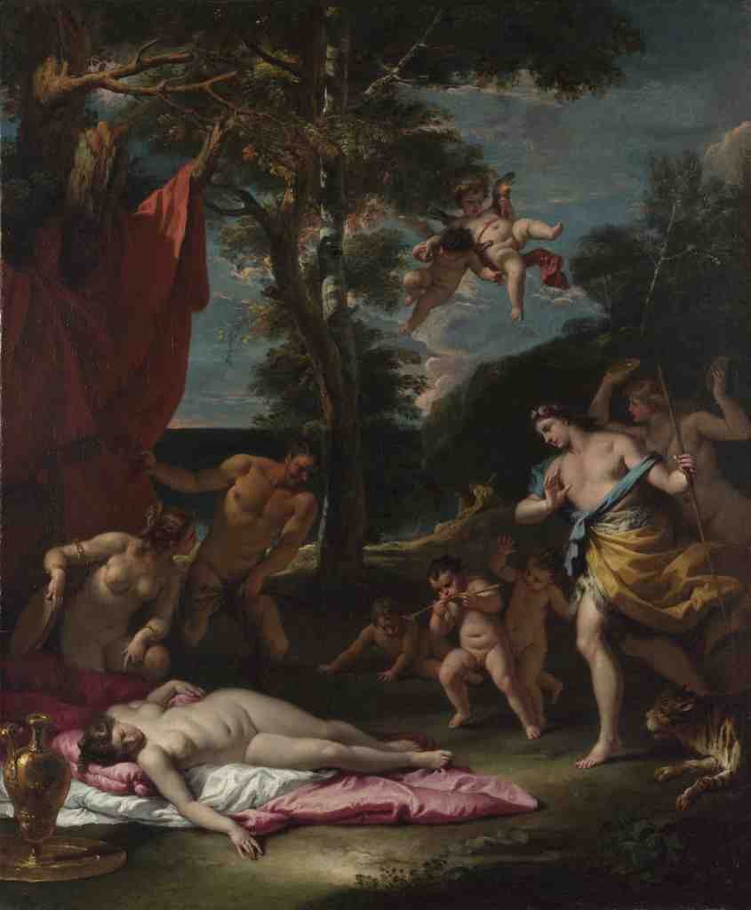 Sebastiano Ricci Bacchus and Ariadne A4 Photo Print