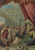 Sebastiano Ricci Esther before Ahasuerus A4 Photo Print