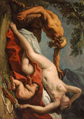 Sebastiano Ricci Venus and Satyr Sebastiano Venus And Satyr stretch A4 Photo Print