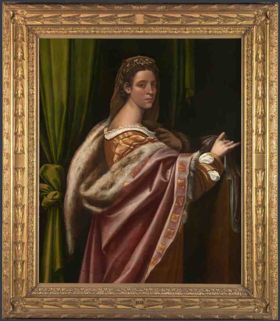 Sebastiano del Piombo Portrait of a Lady A4 Photo Print