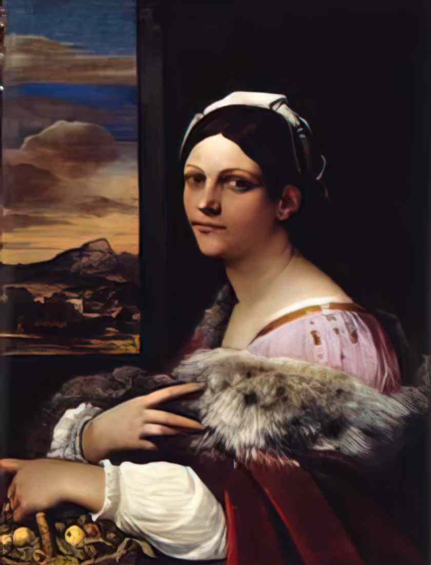 Sebastiano del Piombo dorotea berlino Art A4 Photo Print