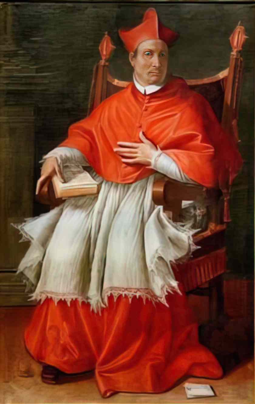 Sebastiano del Piombo ritratto pompeo colonna Art A4 Photo Print