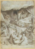 Sebastiano del Piombo sebastiano del piombo berlin nativity Art A4 Photo Print
