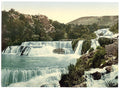 Sebenico middle falls of the Kerka Dalmatia Vintage A4 Photo Print