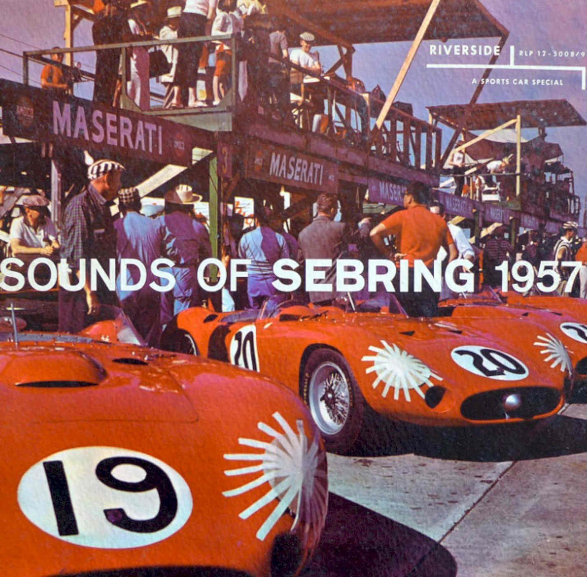 Sebring 1957 Maserati 1 Vintage Retro Advert Poster A4 Photo Print