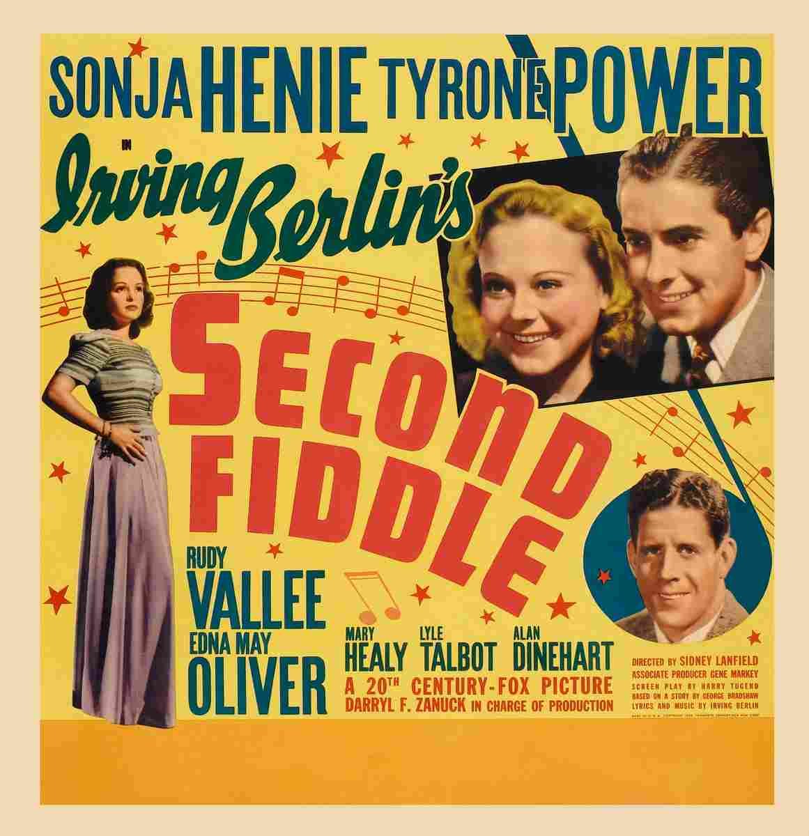 Second Fiddle 1939 01  film star poster A4 Photo Print