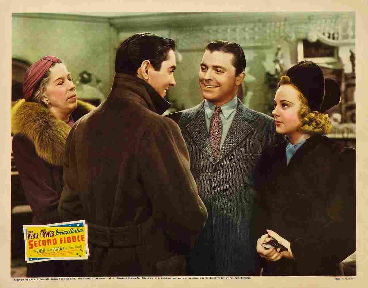 Second Fiddle 1939 02  film star poster A4 Photo Print