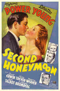 Second Honeymoon 1937 01  film star poster A4 Photo Print